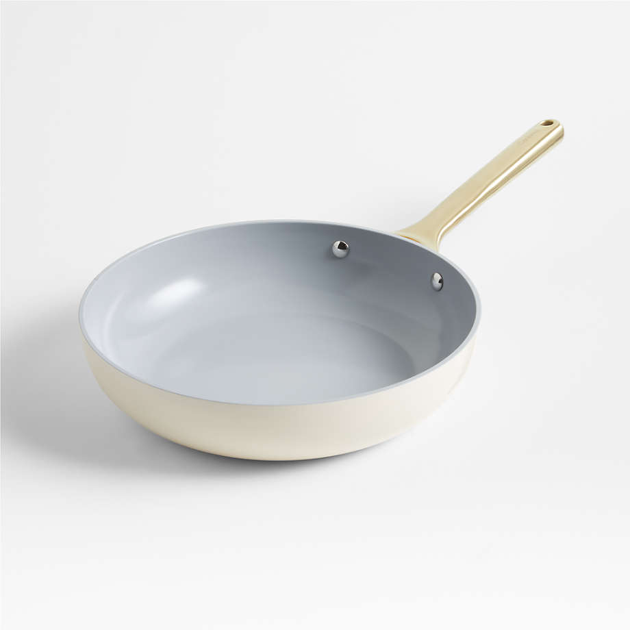 Utenzo Home Cream Supper Non-Stick Ceramic Fry Pan
